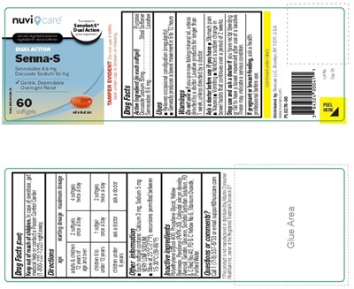 Pl0278-00 Nc Sennoside 8.6mg &amp; Docusate Sodium 50mg Softgel 60ct (Pl0278 00 Nc Sennoside 8.6mg   Docusate Sodium 50mg Softgel 60ct)